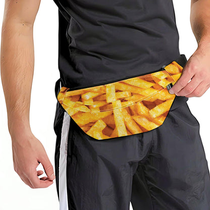 French Fries Print Fanny Pack