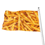 French Fries Print Flag