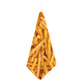 French Fries Print Hand Towel