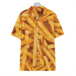 French Fries Print Hawaiian Shirt