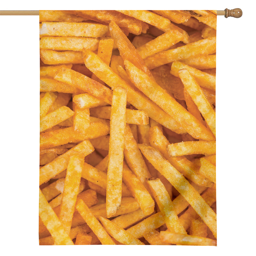 French Fries Print House Flag