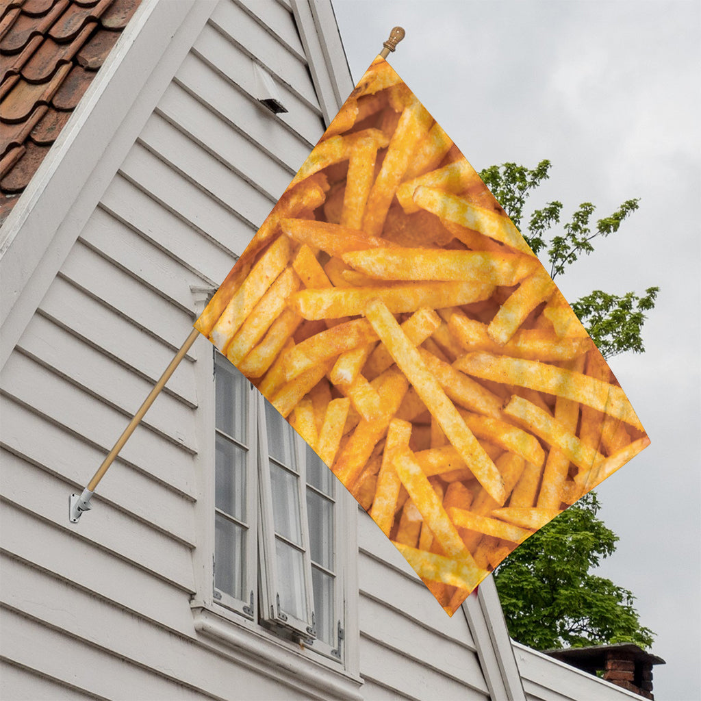 French Fries Print House Flag