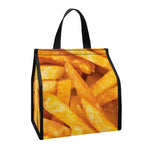 French Fries Print Insulated Lunch Tote