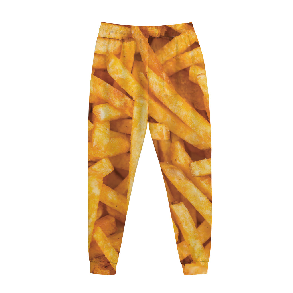 French Fries Print Jogger Pants