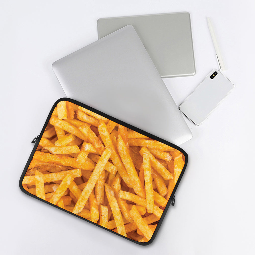 French Fries Print Laptop Sleeve