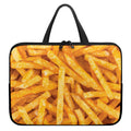 French Fries Print Laptop Sleeve With Handle