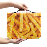 French Fries Print Leather Bible Cover