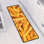 French Fries Print Long Kitchen Mat