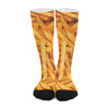 French Fries Print Long Socks