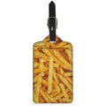 French Fries Print Luggage Tag