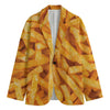 French Fries Print Men's Blazer