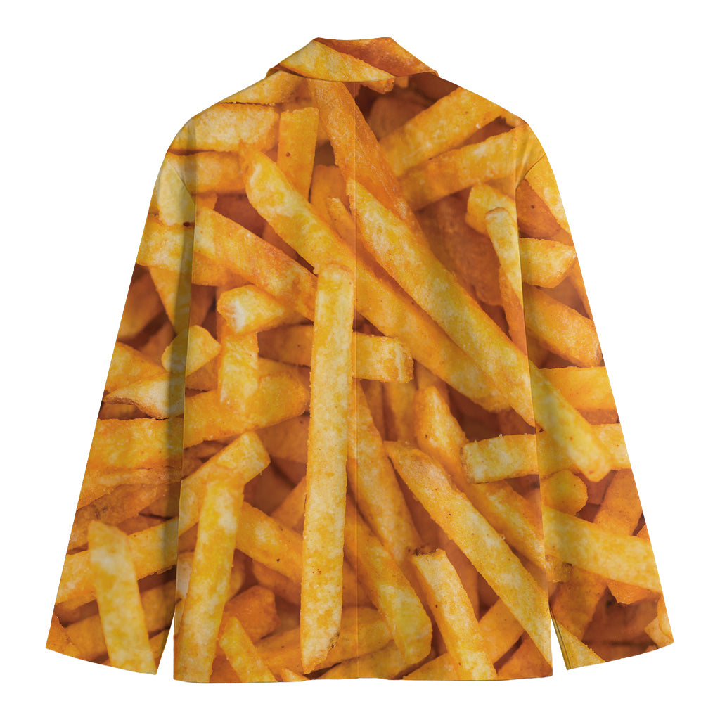 French Fries Print Men's Blazer