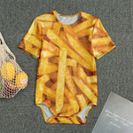 French Fries Print Men's Bodysuit