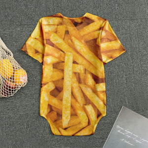 French Fries Print Men's Bodysuit