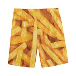 French Fries Print Men's Sports Shorts