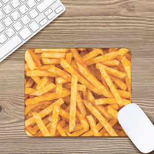 French Fries Print Mouse Pad