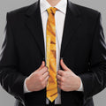 French Fries Print Necktie