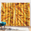 French Fries Print Pencil Pleat Curtains