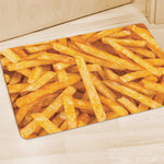 French Fries Print Polyester Doormat