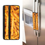 French Fries Print Refrigerator Handle Covers