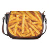 French Fries Print Saddle Bag