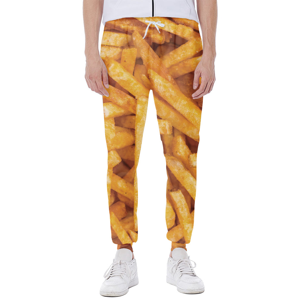 French Fries Print Scuba Joggers