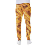 French Fries Print Scuba Joggers