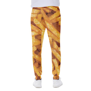 French Fries Print Scuba Joggers