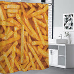 French Fries Print Shower Curtain