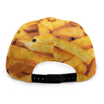 French Fries Print Snapback Cap