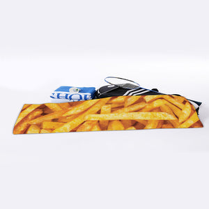 French Fries Print Sports Towel