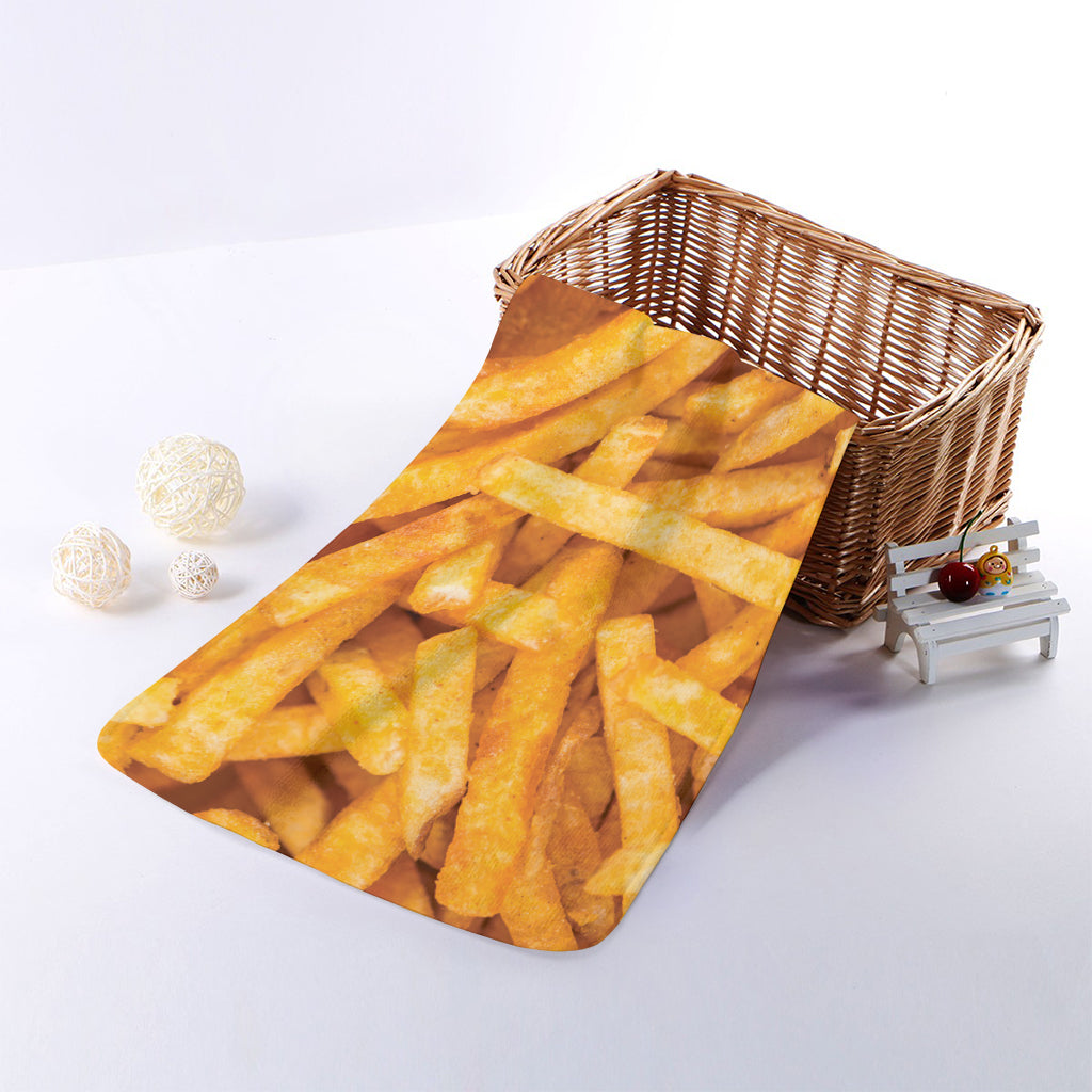 French Fries Print Towel