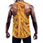 French Fries Print Training Tank Top