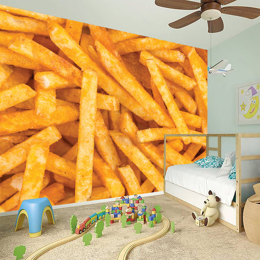French Fries Print Wall Sticker