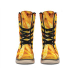 French Fries Print Winter Boots