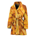 French Fries Print Women's Bathrobe