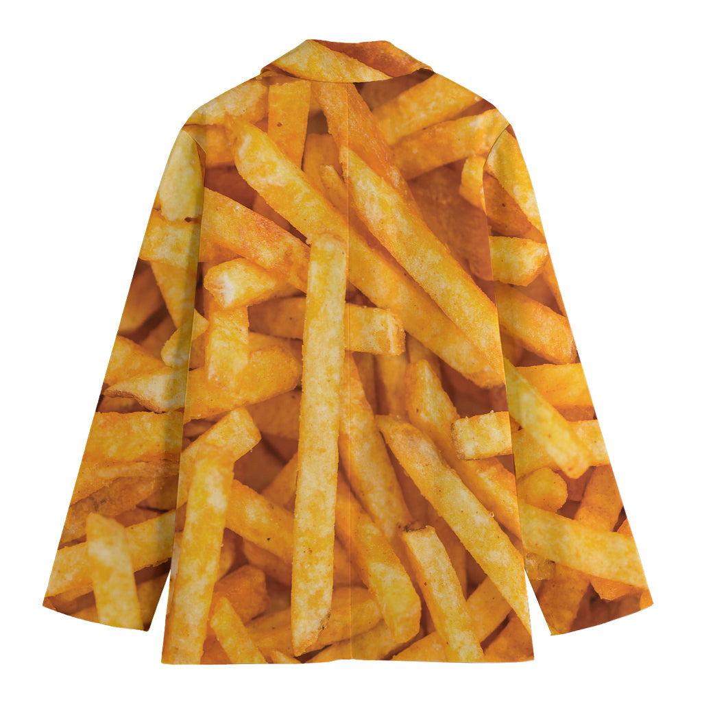 French Fries Print Women's Blazer