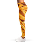 French Fries Print Women's Leggings