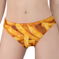 French Fries Print Women's Panties