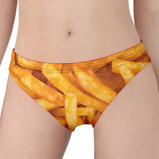 French Fries Print Women's Panties