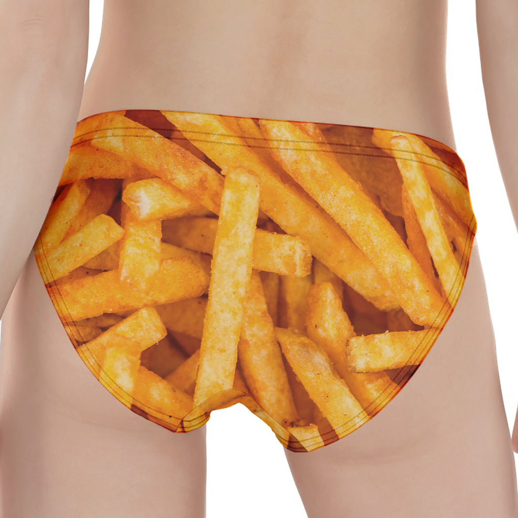 French Fries Print Women's Panties