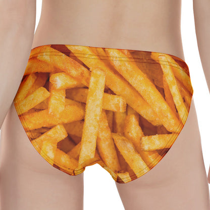 French Fries Print Women's Panties