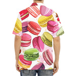 French Macaron Pattern Print Aloha Shirt