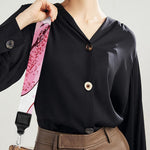 French Macaron Pattern Print Bag Strap