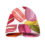 French Macaron Pattern Print Beanie