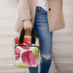 French Macaron Pattern Print Bible Tote Bag