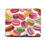 French Macaron Pattern Print Bifold Wallet