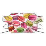 French Macaron Pattern Print Car Windshield Snow Cover