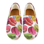 French Macaron Pattern Print Casual Shoes