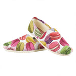 French Macaron Pattern Print Casual Shoes